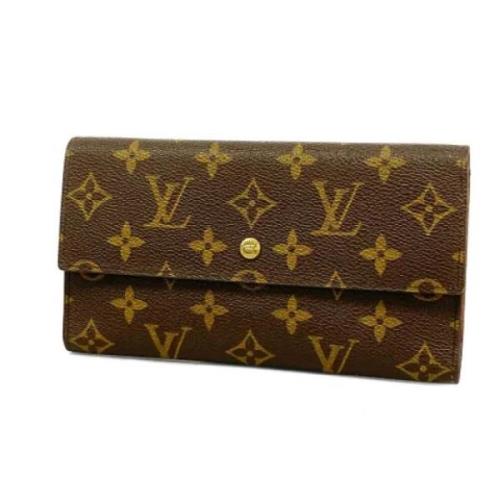 Pre-owned Fabric wallets Louis Vuitton Vintage , Brown , Dames