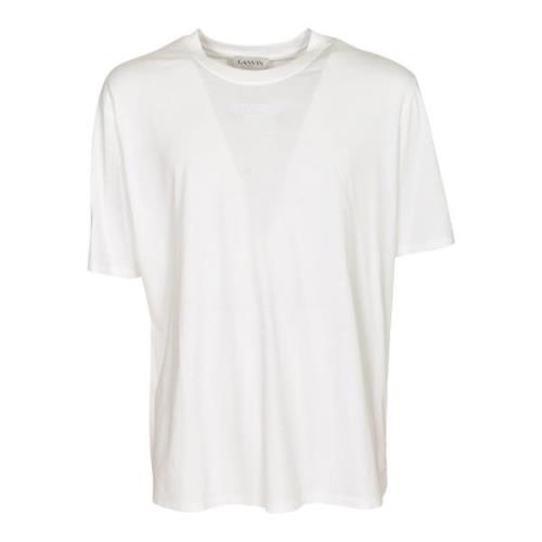 Stijlvolle T-shirts en Polos Lanvin , White , Heren