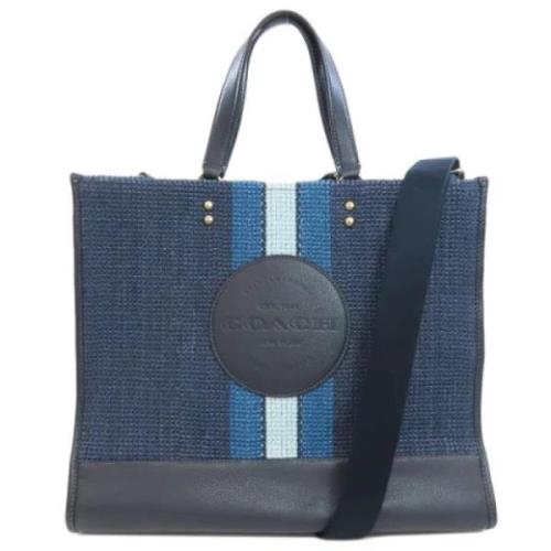 Pre-owned Fabric handbags Coach Pre-owned , Blue , Dames