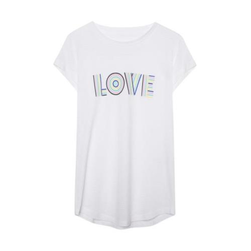 T-Shirts Zadig & Voltaire , White , Dames