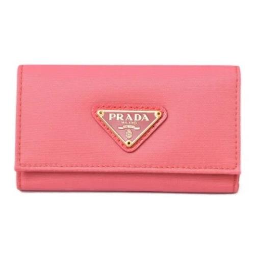 Pre-owned Nylon key-holders Prada Vintage , Pink , Dames