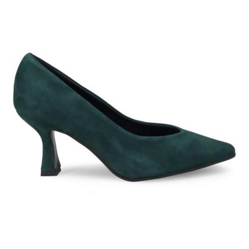 Groene Suède Hak Pumps Sangiorgio , Green , Dames