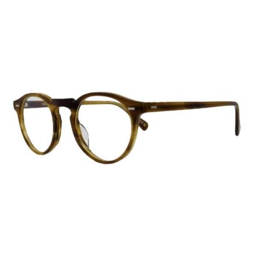 Gregory Peck Marrón Miel Zonnebril Oliver Peoples , Brown , Unisex