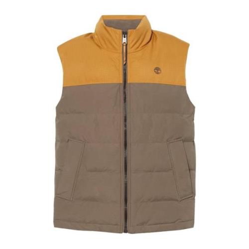 Gewatteerd Heren Outdoor Avontuur Gilet Timberland , Brown , Heren