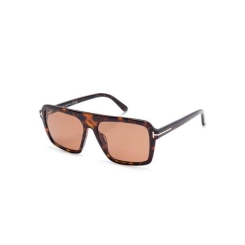 Ft1176 52E Sunglasses Tom Ford , Brown , Heren