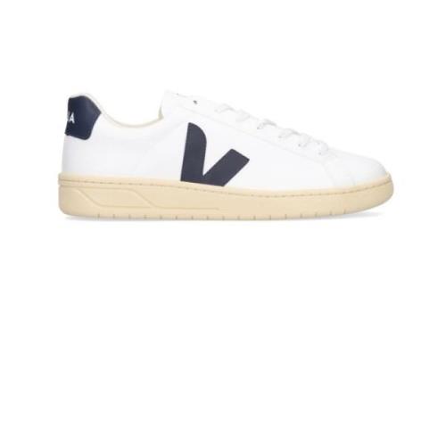 Witte Sneakers met Blauwe Details Veja , White , Heren