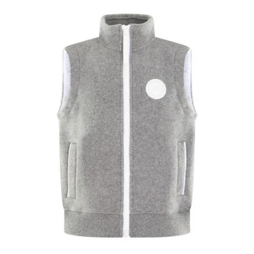 Stijlvolle Fleece Vest voor Heren Canada Goose , Gray , Heren