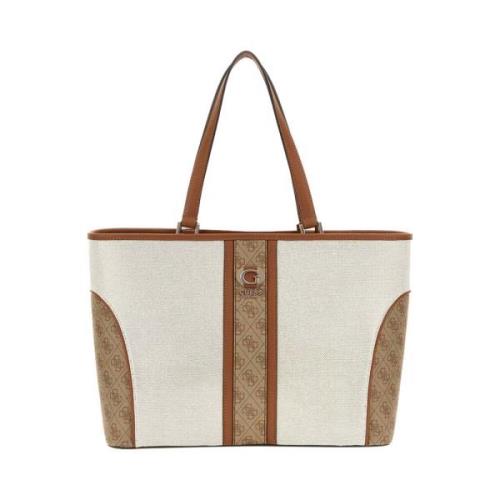 Chique Shopper Tas in Beige Guess , Beige , Dames