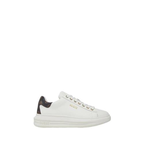 Witte Damessneakers Stijlvol Comfortabel Guess , White , Dames