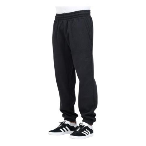 Zwarte Sportieve Wafel Essentials Broek Adidas Originals , Black , Her...