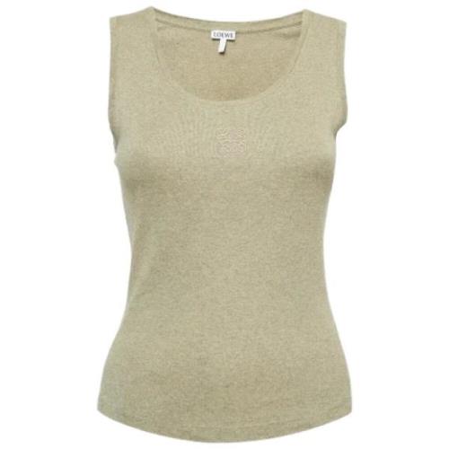 Pre-owned Cotton tops Loewe Pre-owned , Green , Dames