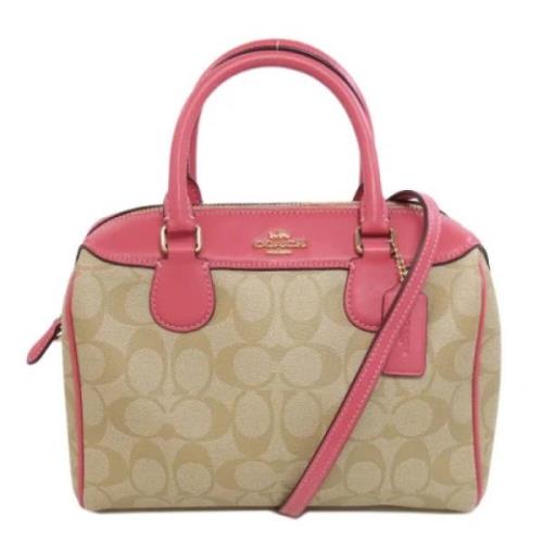 Pre-owned Plastic handbags Coach Pre-owned , Pink , Dames