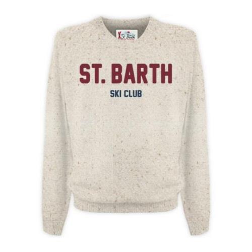 Stijlvolle Sweaters Collectie MC2 Saint Barth , Beige , Heren