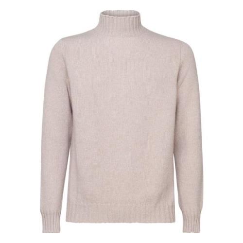 Hoge Hals Beige Trui Fedeli , Beige , Heren