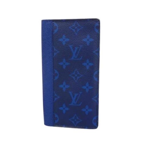 Pre-owned Fabric wallets Louis Vuitton Vintage , Blue , Heren