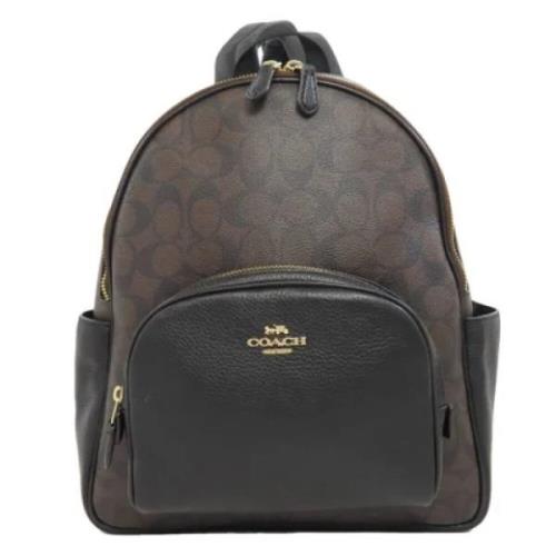 Pre-owned Fabric backpacks Coach Pre-owned , Brown , Dames