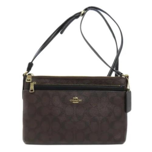 Pre-owned Fabric handbags Coach Pre-owned , Brown , Dames