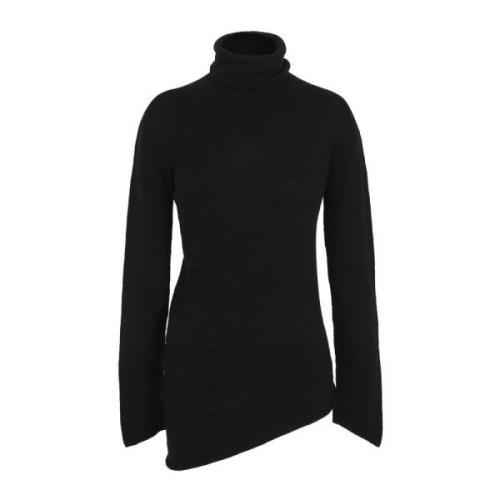 Snow, hoognek wollen en kasjmier trui in zwart Cortana , Black , Dames