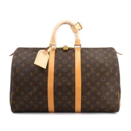 Pre-owned Fabric louis-vuitton-bags Louis Vuitton Vintage , Brown , Da...