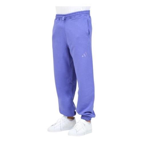 Performance Sportieve Broek Fleece Loose Adidas , Purple , Heren