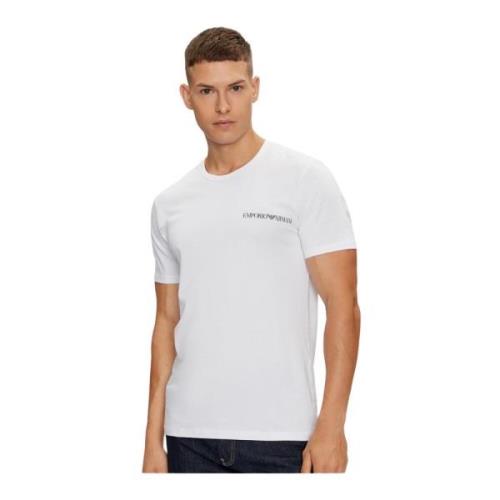 Multicolor Stretch Katoenen T-shirts Pak Emporio Armani , White , Here...