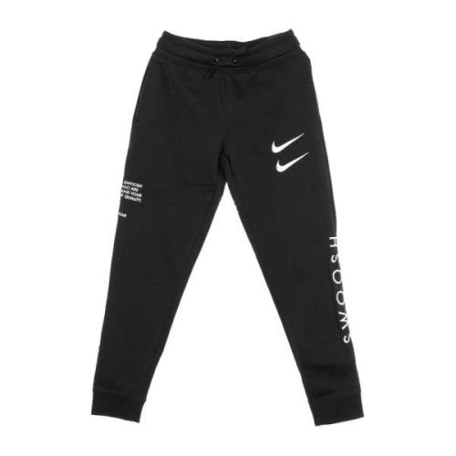 Sportkleding Trainingspak Broek Zwart/Wit Nike , Black , Heren