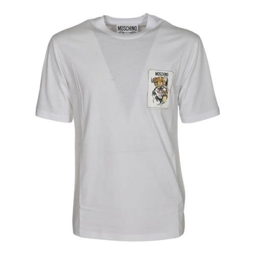 Stijlvolle T-shirts en Polos Moschino , White , Heren