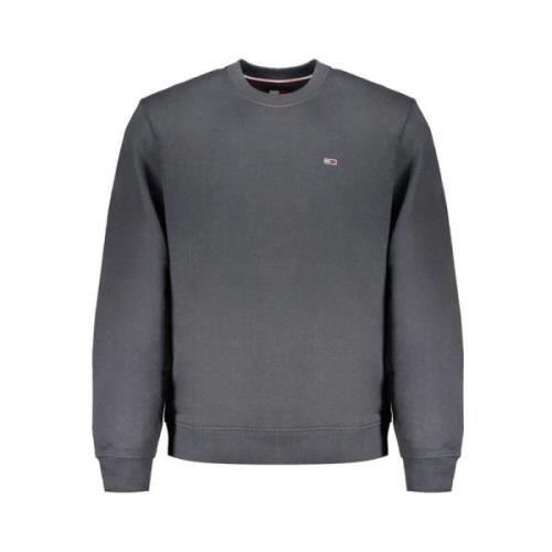 Grijze Katoenen Sweatshirt met Applicatie Tommy Hilfiger , Gray , Here...