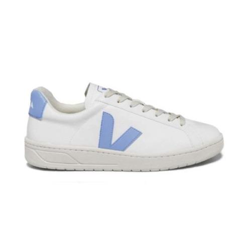 Witte Sneakers met Blauwe Details Veja , White , Dames