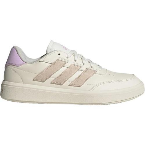 Moderne Design Sneaker - Wit, Roze Adidas Originals , White , Dames