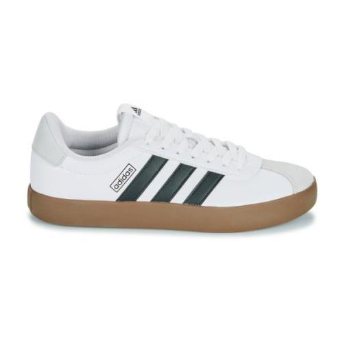 VL Court 3.0 Sneaker - Wit en Zwart Adidas Originals , White , Heren