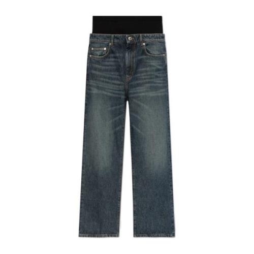 Straight leg jeans Sportmax , Blue , Dames