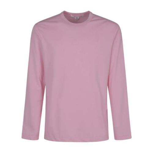 Roze Gebreid Heren T-Shirt Comme des Garçons , Pink , Heren