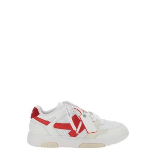 Witte Sneakers Slim Out of Office Off White , White , Heren