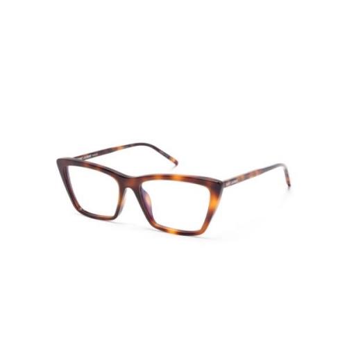 SL 737 Mica Thin OPT 003 Optical Frame Saint Laurent , Brown , Dames