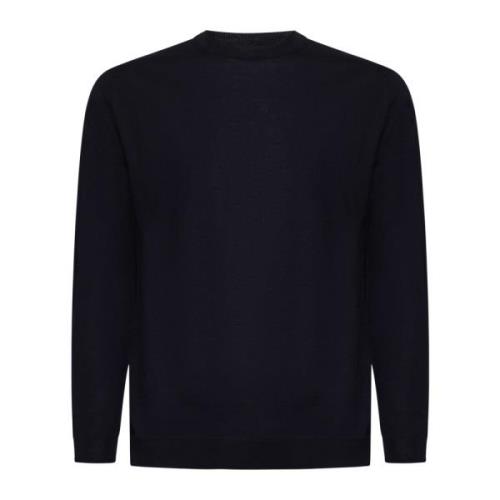 Blauwe Sweater Collectie Low Brand , Blue , Heren