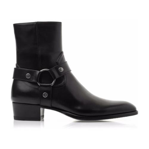 Wyatt Harnas Laarzen Saint Laurent , Black , Heren