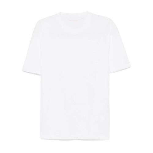 Witte Lange Mouw Contrast Tee Sunflower , White , Heren