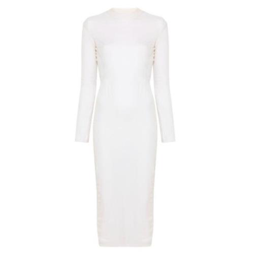 Elegant Ecru Robe Jurk Mugler , White , Dames