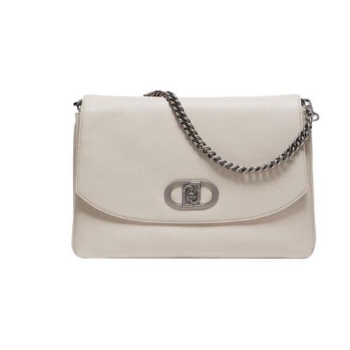 Elegante beige handtas met gouden details Liu Jo , Beige , Dames