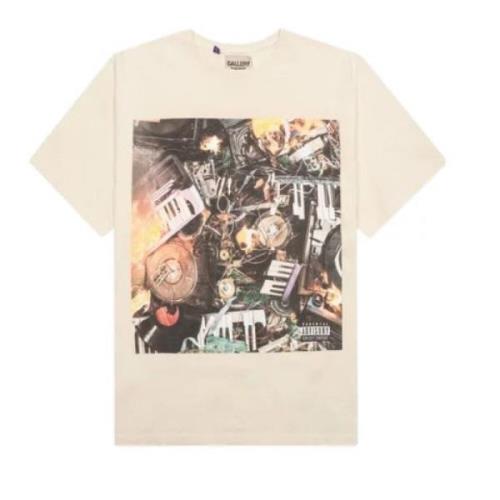 Misery Tee in het wit, Streetwear Statement Gallery Dept. , Beige , He...