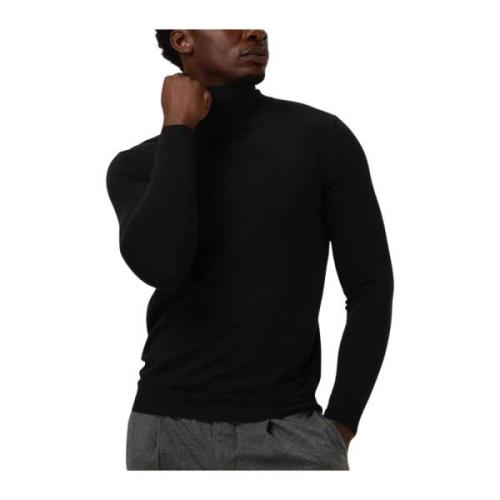 Heren Coltrui Pullover Sweater Profuomo , Black , Heren