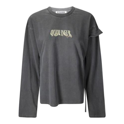 Oversized Longsleeve T-Shirt Ottolinger , Gray , Dames