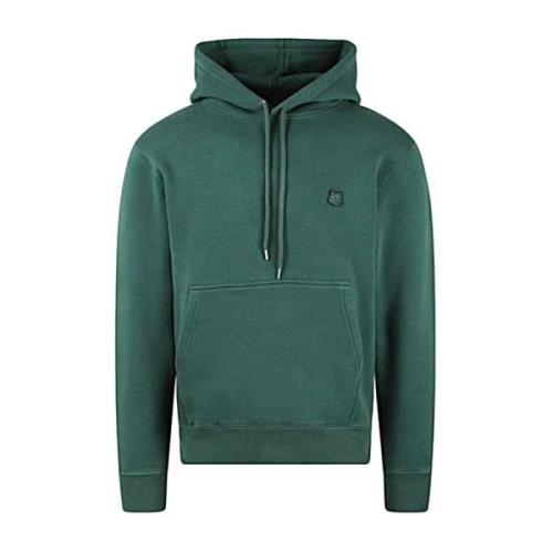 Stijlvolle Sweatshirt voor Mannen Maison Kitsuné , Green , Heren