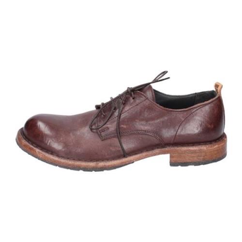 Elegante Vintage Leren Damesschoenen Moma , Brown , Dames