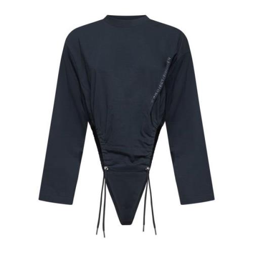 Denim Multi-tailleband Sweater Y/Project , Black , Dames