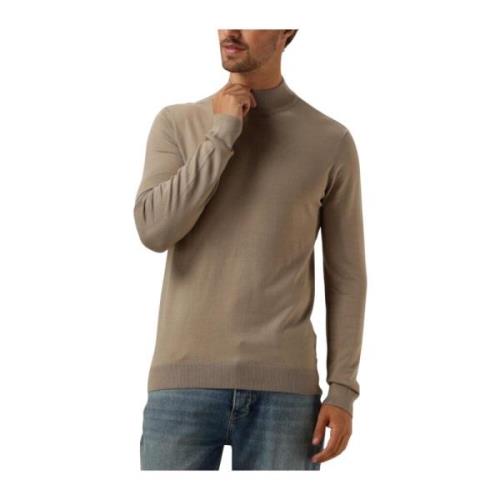 Mockneck Sweater voor Heren Pure Path , Beige , Heren