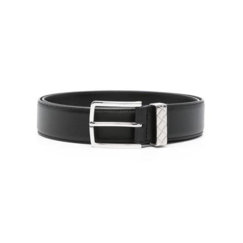 Frans Riem Zwart Zilver Stijl Bottega Veneta , Black , Heren