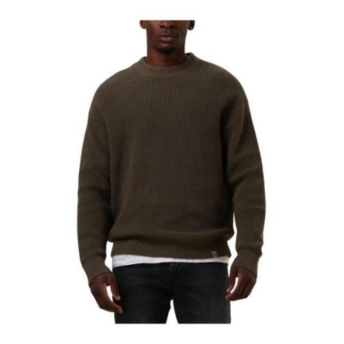 Chunky Texture Sweater voor heren Calvin Klein , Brown , Heren