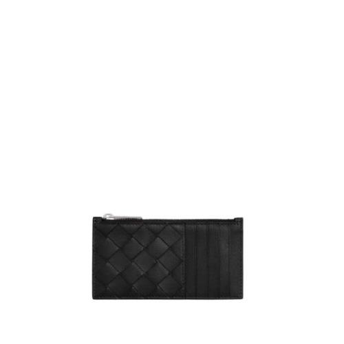 Zwart Zilveren Kaarthouder Bottega Veneta , Black , Heren